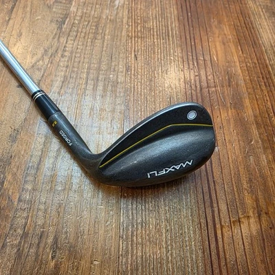 Кованый лобовый ведж MaxFli 60° 6° со стальным стержнем White Dot 35 дюймов для правосторонней стойки — рукоять среднего размера - Изображение 1 из 4