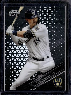 2020 Topps Chrome Black Keston Hiura /199 #16 - Image 1 of 2