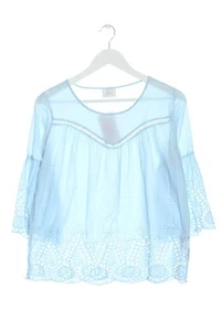 VILA Blusa caída Mujeres Blusa Talla EU 38 azul look casual - Imagen 1 de 5