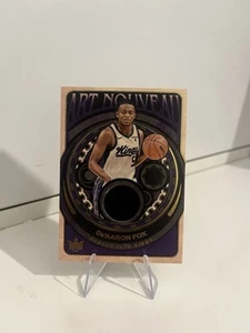 2024-25 Panini Court Kings De'aaron Fox Art Nouveau Game-Worn Patch - Picture 1 of 2