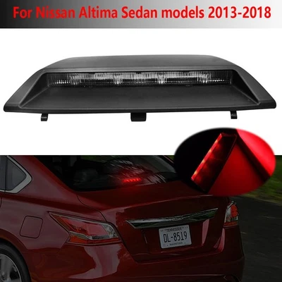 LED 3rd Brake Light Clear Lamp Bar for Nissan Altima Sedan Sedan 2013 -2018 - Imagem 1 de 4