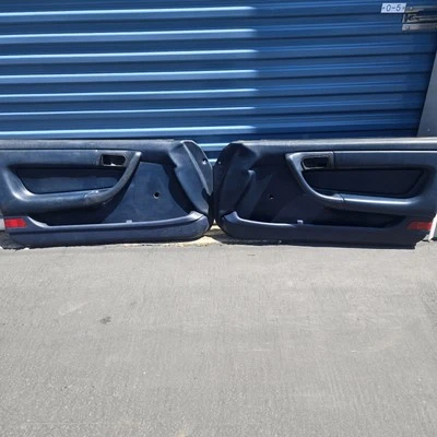 Toyota Celica 1990 1991 1992 1993 paneles de moldura de puerta manual azul  Foto 1 de 4