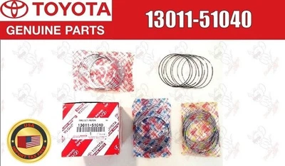 Toyota Genuine Land Cruiser 200 2007/9- PISTON RING SET 13011-51040 OEM - Imagem 1 de 4