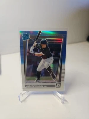 2021 Optic Carolina Blue Prizm #116 Andrew Vaughn - Image 1 of 2