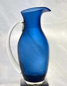 Mundgeblasener blauer Krug - Bild 1 von 3