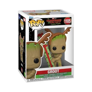 Funko Pop! 1105 Marvel Holiday: Guardianes de la Galaxia Groot Coleccionable - Imagen 1 de 3