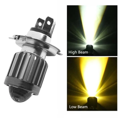 Waterproof Dual Color HiLo Beam Fog Lamp for Moto Led Motorcycle Headlight - Image 1 of 4
