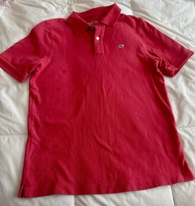 Vineyard Vines Polo Shirt Short Sleeve Red Size L (16) Boys - Picture 1 of 3