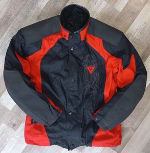 Vintage Dainese Motorcycle Armoured Jacket Red/Black Size XL - Picture 1 of 9