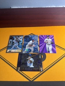 Lote de 4 tarjetas inserto y paralelo Raul Mondesi  - Imagen 1 de 5