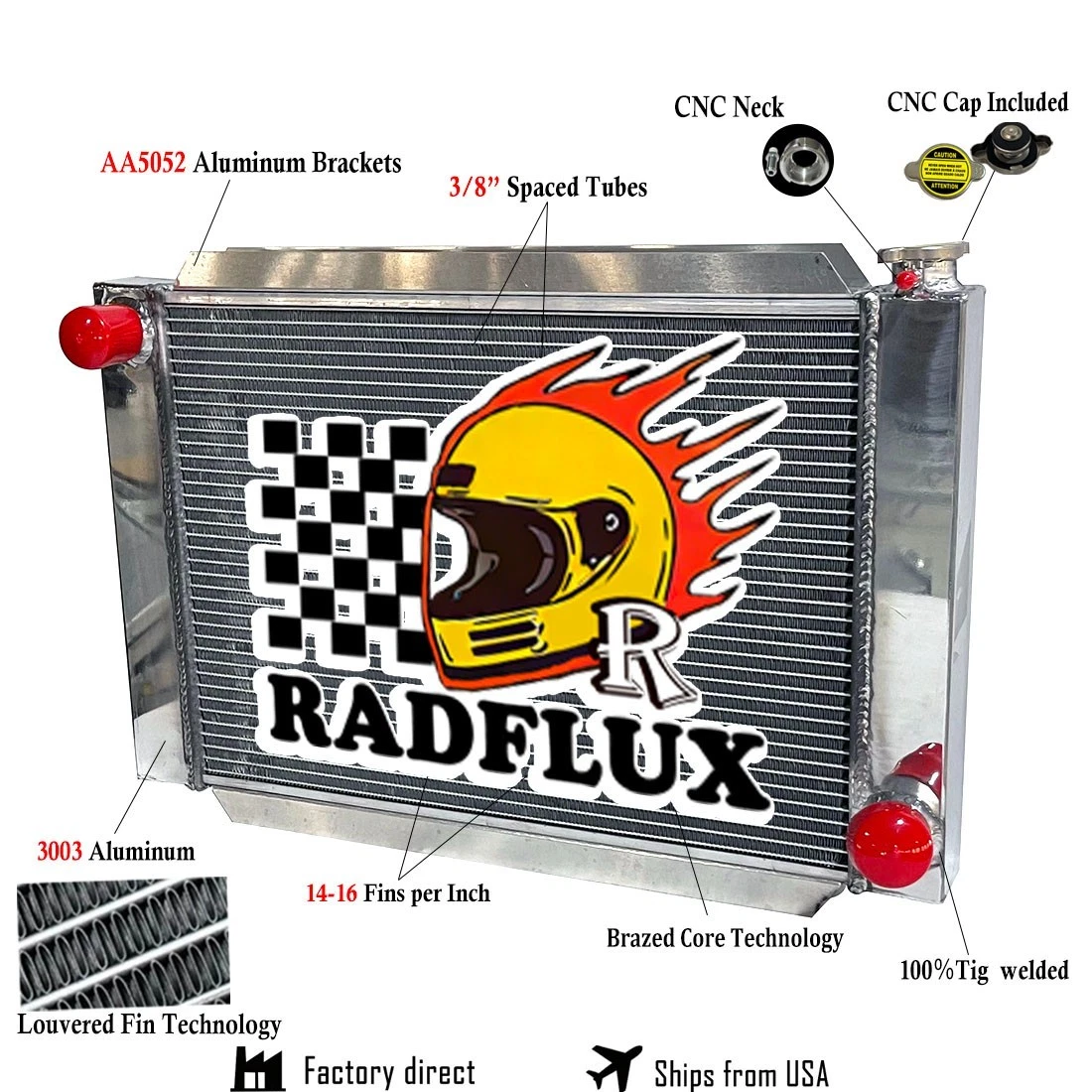 Ashata Radiador De Refrigeracion Por Agua, Aluminio Interca | Cuotas