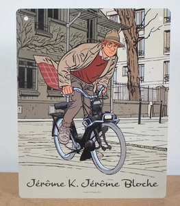Plaque émaillée Jérôme K. Jérôme Bloche Dodier Dupuis 2012 - Foto 1 di 2