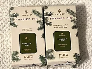 Pura Thymes Frasier Fir Diffuser Refill Set of 2 Premium Home Fragrance - Picture 1 of 3