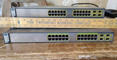 1x Cisco Catalyst 3750G Series WS-C3750G-24TS-S1U V03 24-Port GbE Network Switch - Image 1 of 4