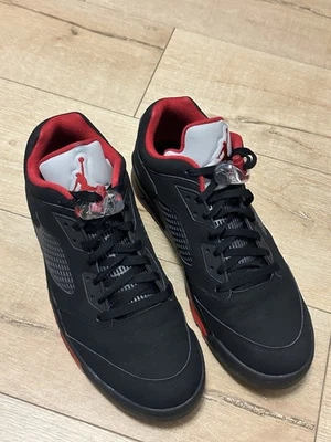 Nike Air Jordan 5 V Retro Bajo Alternate 90 Negro Rojo Talla 14 Tenis 819171-001 Foto 1 de 4