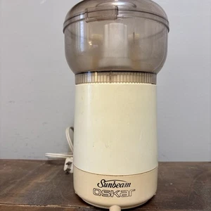 Vintage Sunbeam Oskar Jr 14131 Food Processor/Chopper Plus w Bowl & Blade - Picture 1 of 9