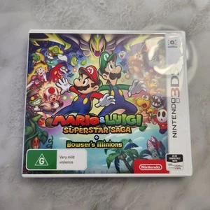 Mario & Luigi Superstar Saga Bowsers Minions Nintendo 3DS - Excellent Condition! - Picture 1 of 11