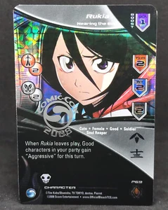 Rukia Bleach SDCC 2008 Promo Card San Diego Comic Con Exclusive Stamped P69 NM - Bild 1 von 5