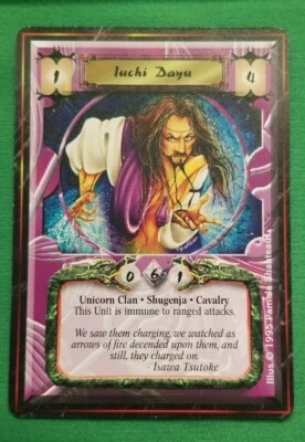 L5R CCG PRE IMPERIAL Iuchi Dayu NM/Unplayed RARE PROMO AEG Five Rings ERROR - Image 1 of 2