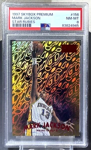 ( /50 ) Mark Jackson 1997-98 SkyBox Premium Star Rubies #156 Pacers PSA 8 POP7 - Picture 1 of 3