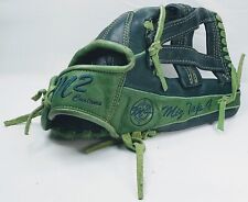 M2 Customs Green FastPitch 13.5"  Genuine Leather Steer Hide Fastpitch Glove STP