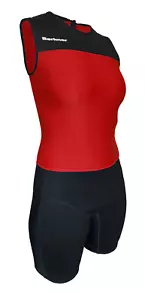 Womens Weightlifting Singlet Berkner VICTORIA Red/Black Weightlifting Suit - Picture 1 of 12