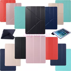 Magnetic Smart Leather Silicone Case Cover For iPad 7th 6th 5th Gen/Mini/Air/Pro - Picture 1 of 49