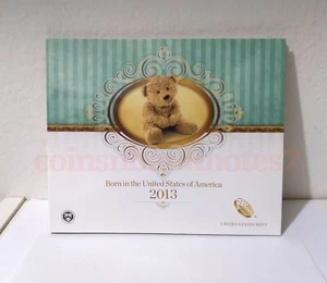 Juego de monedas de nacimiento 2013 de Estados Unidos como nuevas - solo carpeta vacía / sin funda, sin monedas. - Imagen 1 de 5