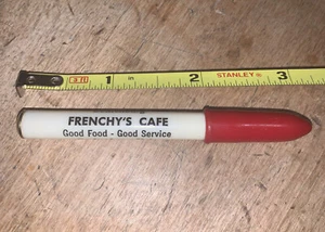Vintage advertising toothpick holder frenchy’s cafe Gothenburg NE W/picks - Picture 1 of 7