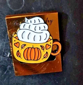 Pumpkin Brooch Pin - Picture 1 of 4