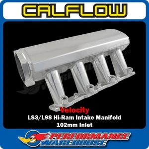 Colector de admisión de aluminio fabricado Velocity LS3 L98 Hi-Ram 102 mm, CAL-7636 - Imagen 1 de 8