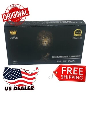 10 pastillas Crown de acción rápida rendimiento masculino, suplemento masculino 10 Foto 1 de 4
