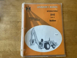 International Harvester 3142 Series A Loader Operators Manual Literature 1972 - Bild 1 von 3