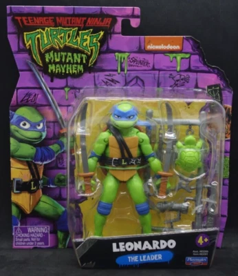 Teenage Mutant Ninja Turtles: Mutant Mayhem 4” Leonardo The Leader Foto 1 de 2