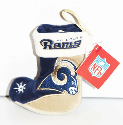 St Louis Rams Team Beans 4" Stocking Football Christmas Keepsake Ornament NWT Cover