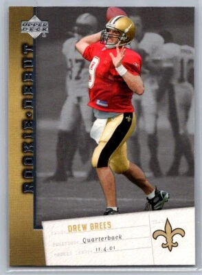 2006 Upper Deck Rookie Debut #60 Drew Brees - Image 1 of 2