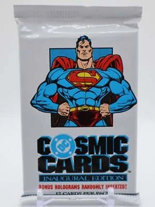1991 Impel DC Cosmic Comic Trading Cards Pack (12 Cards) - Picture 1 of 3