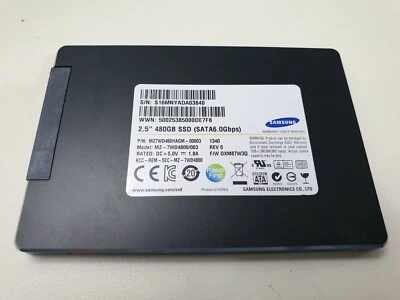 compatible Samsung MZ7WD480HAGM-0003 SM843T 480GB SSD 6G MLC 2.5" MZ-7WD4800/003 - Image 1 of 3