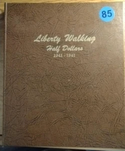 LIBERTY WALKING HALF #7161 - DANSCO ALBUM - SANFT GEBRAUCHT ***VERSAND KOSTENLOS****#85 - Bild 1 von 3