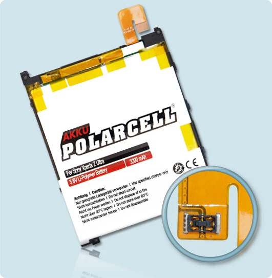 PolarCell Batterie pour Sony Xperia Z Ultra C6833 LIS1520ERPC 3200mAh - Photo 1/1