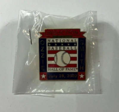 Broche de indução Ozzie Smith Hall Of Fame 2002 beisebol liga principal de beisebol novo pátio - Imagem 1 de 2
