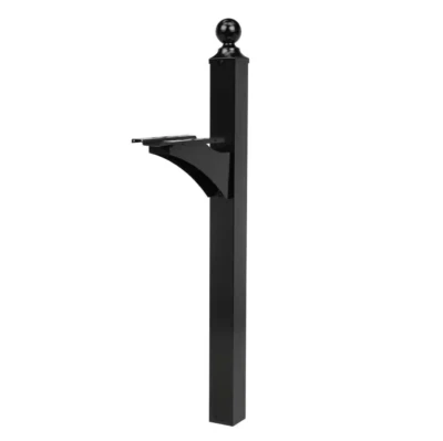 Mailbox Post Black Landover Corrosion-Resistant Aluminum Crossarm Fits Over 4x4 - Image 1 of 4