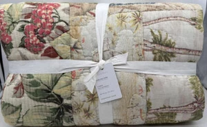 Pottery Barn Lanai Island Patchwork Reversible KING Quilt - Picture 1 of 2