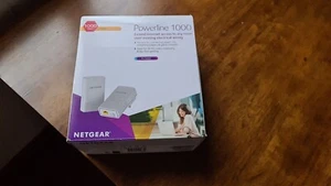 NETGEAR PL1000-100UKS PL1000 Powerline 1000 Mbps 1 porta Gigabit Ethernet - Foto 1 di 9