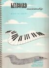 Keyboard Musicianship Piano For Adults, Book One By James Lyke & Ron Elliston Vg