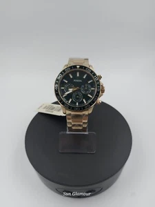 Fossil Uhr für Herren, Armbanduhr Chronograph Farbe: Gold Grün  BQ2493 - Bild 1 von 7