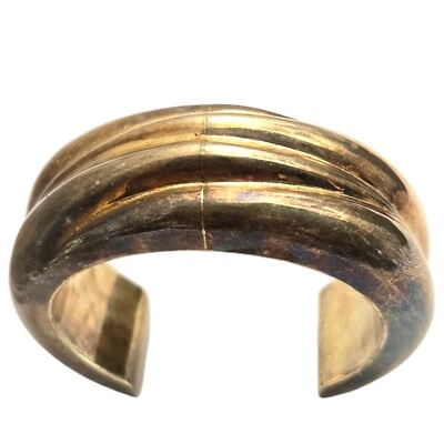  Important  Vintage Zina Sherman Beverly Hills “Desert Wave” Cuff Bracelet - Image 1 of 4