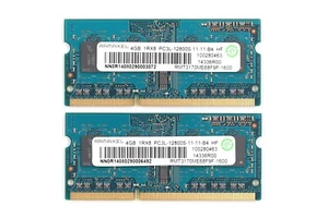 Lot of 2 RAMAXEL 4GB 1RX8 PC3L-12800S-11-11-B4 DDR3L-1600 RMT3170ME68F9F-1600 - Picture 1 of 1