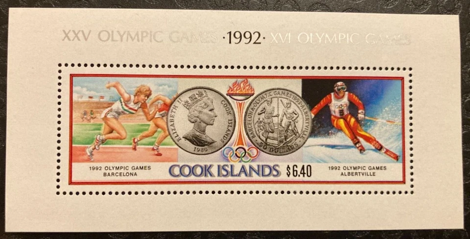 COOK ISLANDS 1992 OLYMPICS SGMS1310 - Image 1 of 1