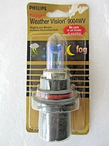 Philips 9004 Weather Vision Headlight Bulb 9004WV Halogen Fog - Picture 1 of 5